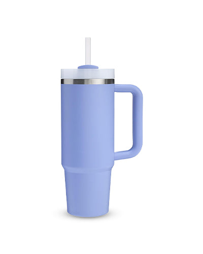 Quencher H2.0 Tumbler – 30 oz Goldenrod Coral with Handle & Straw