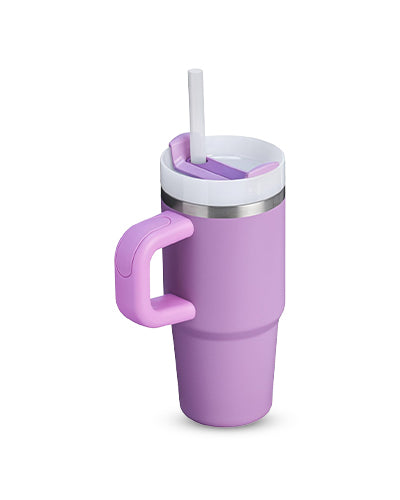 Quencher H2.0 Tumbler – 14 oz Lilac with Handle & Straw