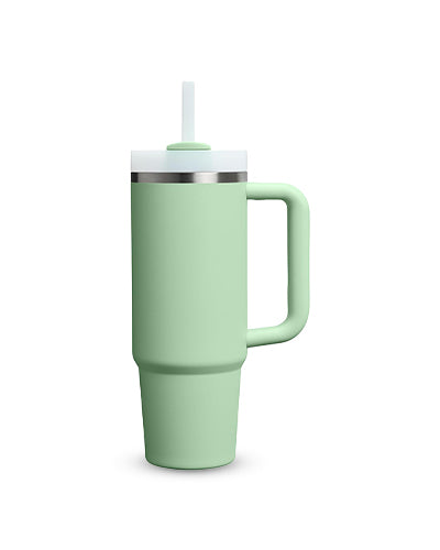 Quencher H2.0 Tumbler – 30 oz Pistachio with Handle & Straw