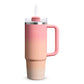 Quencher H2.0 Tumbler – 30 oz Violet Blossom with Handle & Straw
