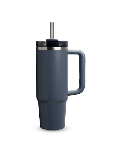 Quencher H2.0 Tumbler – 30 oz Violet Blossom with Handle & Straw