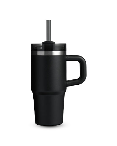 Quencher H2.0 Tumbler – 14 oz Azure with Handle & Straw