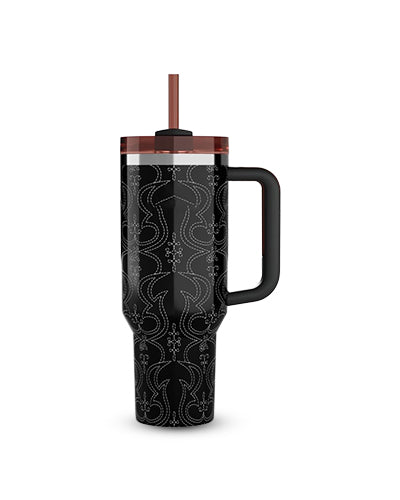 '80s Western Quencher – 40 oz with Handle & Straw (Ken-Inspired Limited Edition)