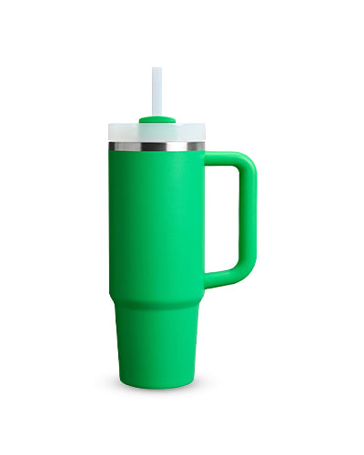 Quencher H2.0 Tumbler – 30 oz Goldenrod Coral with Handle & Straw
