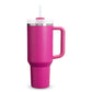 Quencher H2.0 Tumbler – 30 oz Cranberry with Handle & Straw