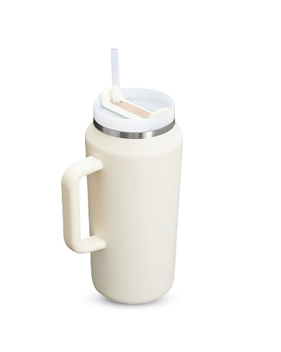 Quencher H2.0 Tumbler – 64 oz Cream 2.0 with Handle & Straw